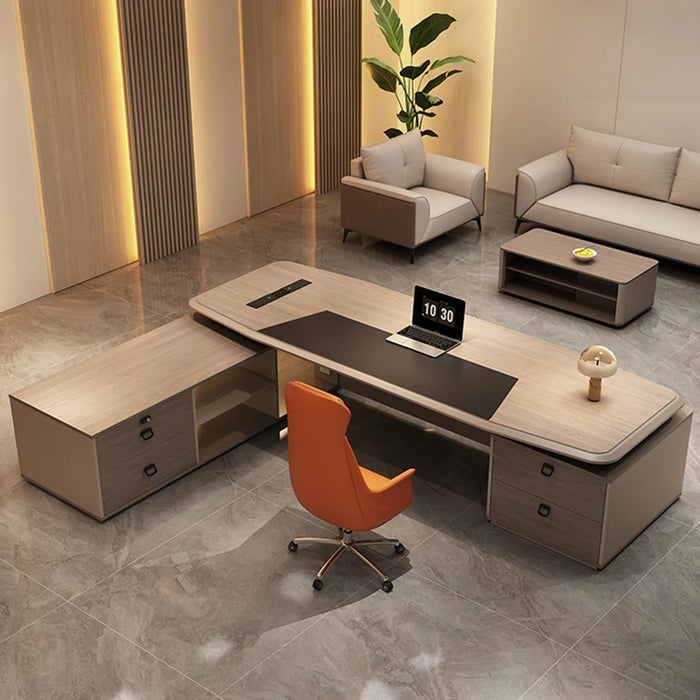 Drawers Desktop Office Desk Writing Meeting Executive Bedroom Office Desk Conference Scrivanie Per Ufficio Luxury Furniture