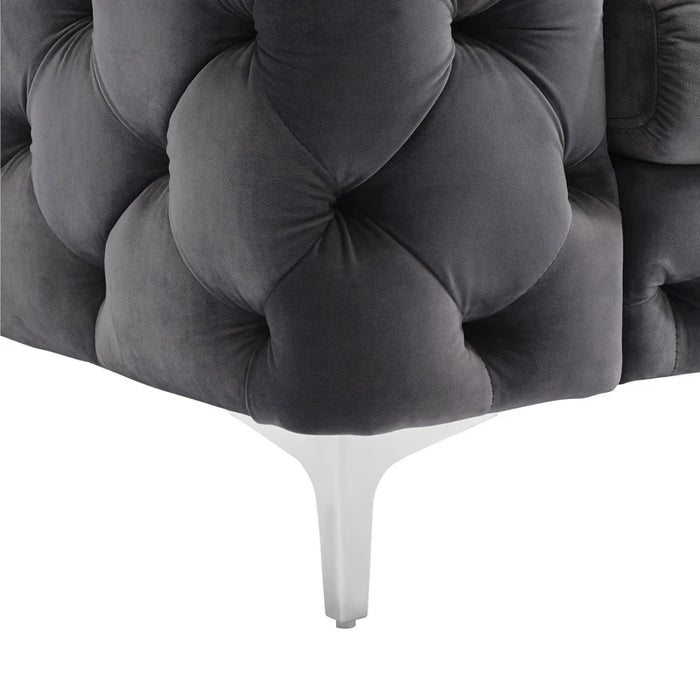 factory Modern Living Room Sofa love seat in stock luxury sofa set couch Customized velvet or Leather Chesterfield sofa