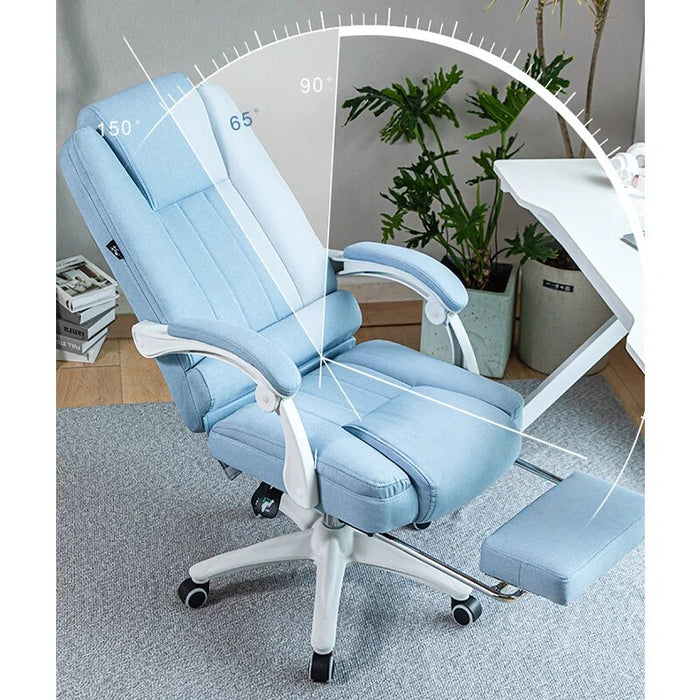 Bedroom Living Room Chair Modern Leather Design Ergonomic Lounges Floor Chair Mobile Lazy Vanity Sillas De Oficina Furniture