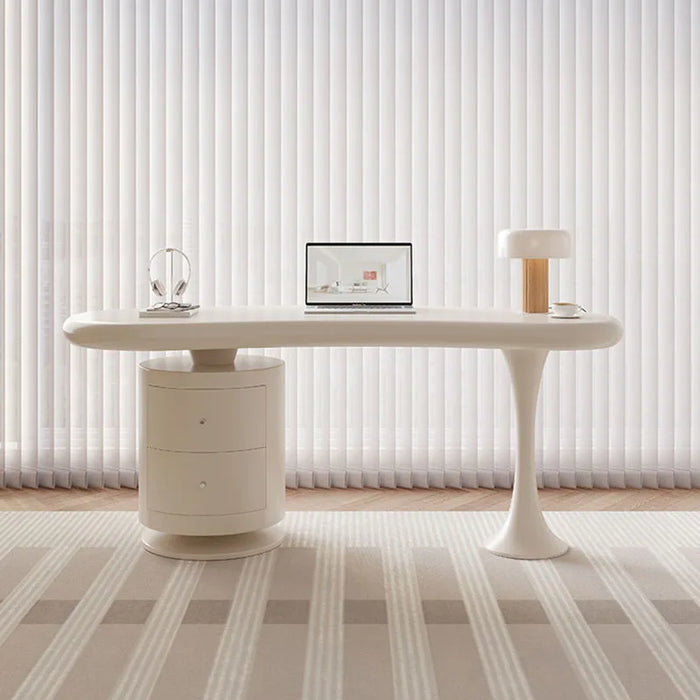 White Standing Lap Desk Writing Small Executive Workstation Study Desk Table Office Bedroom Mesa De Escritorio Office Furniture