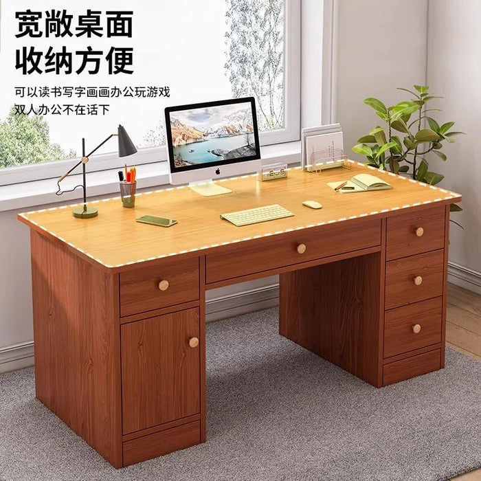 small Study computer desks Writing Storage Organizer modern computer desks with drawers console bureau meuble home furniture HY