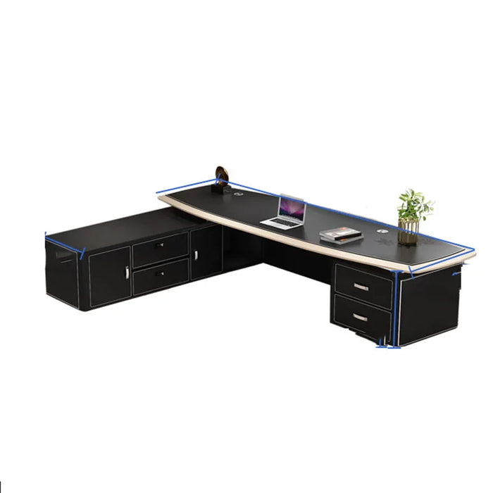 Executive Reception Workstation Corner Luxury Computer Meeting Office Desks Work Console Tavolo Da Lavoro Office Furniture