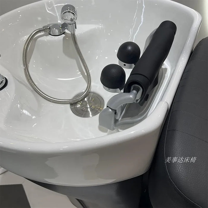 Lounge Stylist Hair Salon Chair Massage Luxury Barber Shop Head Spa Bed Water Therapy Lavacabezas Beauty Furniture LJ50SC