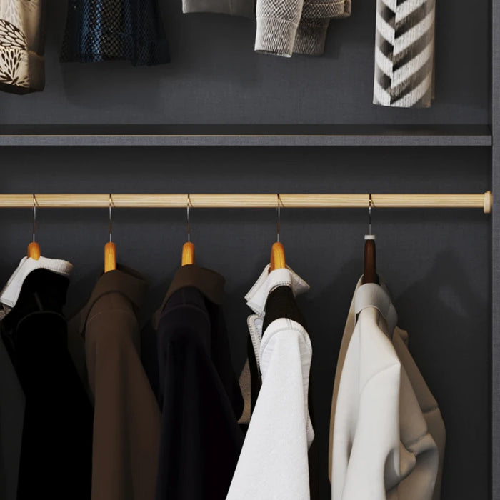 Luxury Drawers Wardrobe Organizer Storage Sliding Door Underwear Wardrobe Bedroom Glass Clothing Racks Penderie Furniture