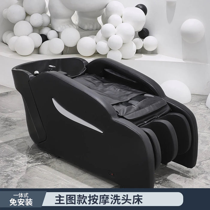 Barber Shop Head Spa Bed Lounge Comfort Adjust Ergonomics Shampo Chair Beauty Salon Luxury Lavacabezas Salon Equipment LJ50SC