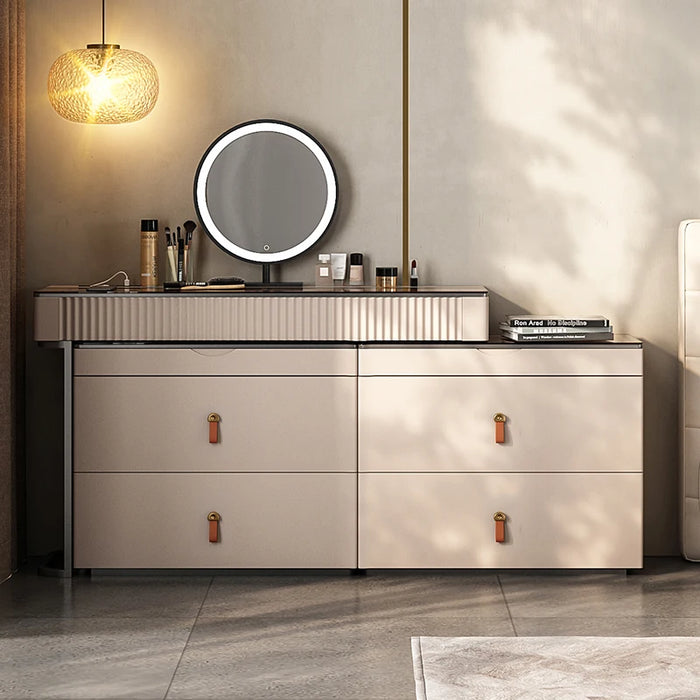 Space-Saving Modern Minimalist Makeup Vanity - Perfectfor Small Living Spaces, Effortless Elegance in a CompactDesign