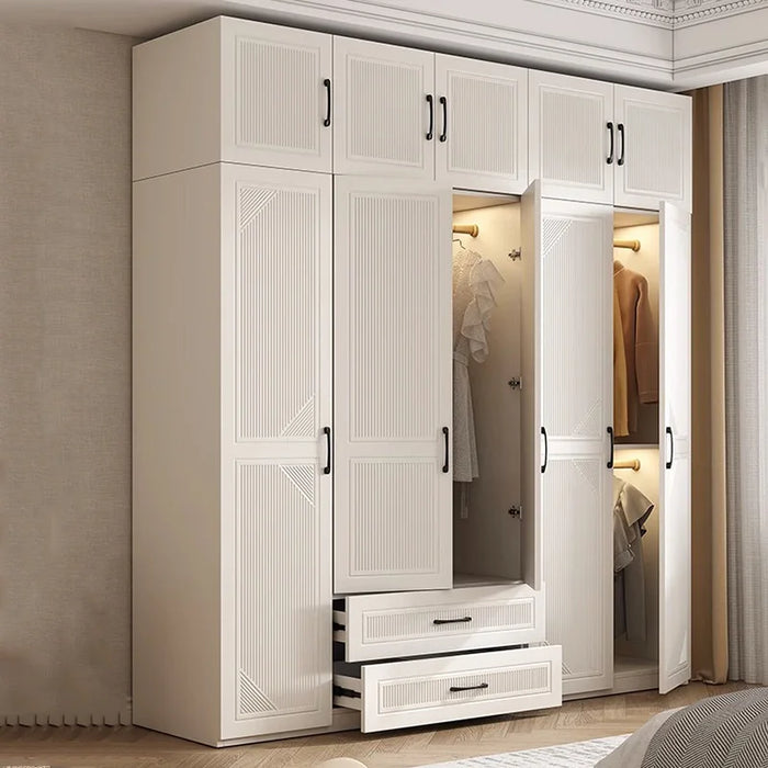 Wood Cupboard Wardrobe Baby Placard Chest Closet Armable Wardrobe Dressers Clothes Rack Guarda Roupa Living Room Cabinets