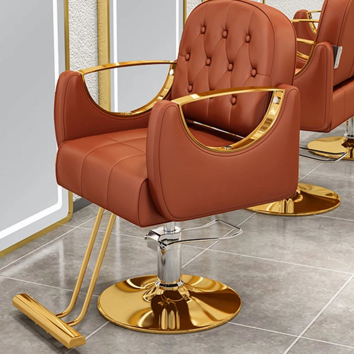 Beauty Manicure Barber Chair Dressing Tattoo Wheels Swivel Salon Chair Facial Office Silla De Barbero Barber Equipment OK50LF