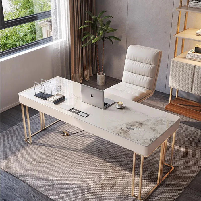 Modern Writing Desk Metal Computer Coffee Shelf Office Desks Workstation Organizer Scrivanie Per Ufficio Office Furniture