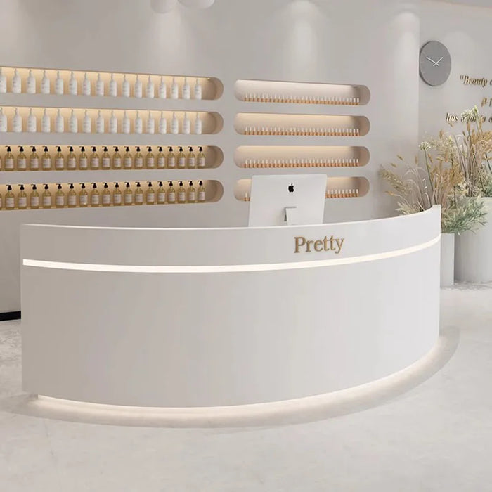 Banco Shop Reception Desk Front Desk Acrylic Barbershop Mobile Bar Counter Reception Desk Supermarket Escritorio Bar Furniture