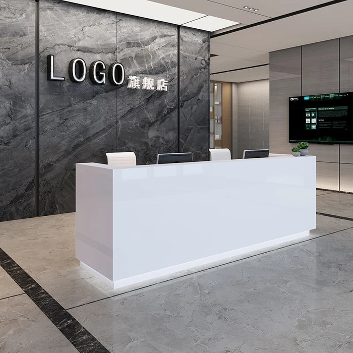 Store Standing Reception Desk Counter Luxury Clinic Reception Desks Console Restaurant Comptoir Magasin Beauty Salon Furniture