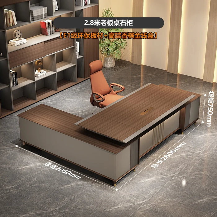 Organizer Reception Office Desk Corner Modern Aesthetic Executive Office Desk Computer Mesas De Computador Luxury Furniture