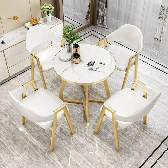 Living Room Coffice Table Dining And Chairs Set Restaurant Office Reception Cafe Table Balcony Dinette Table Set Furniture HY