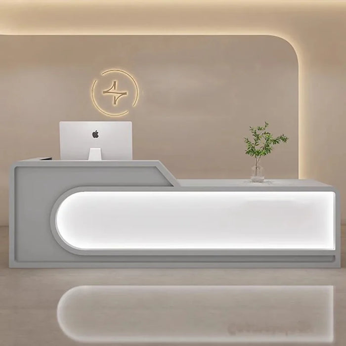 Cashier Lectern Bar Counter Reception Restaurant Tables Bar Cash Register Modern Office Desk White Receptionist Bureau Furniture