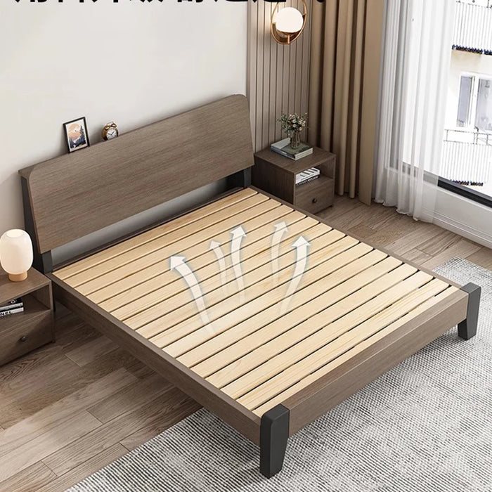 Bedroom Frame Bed Single Massage Luxury Headboards Storage Bed Design Safe Sleeping Platform Princess Muebles Modern Furniture