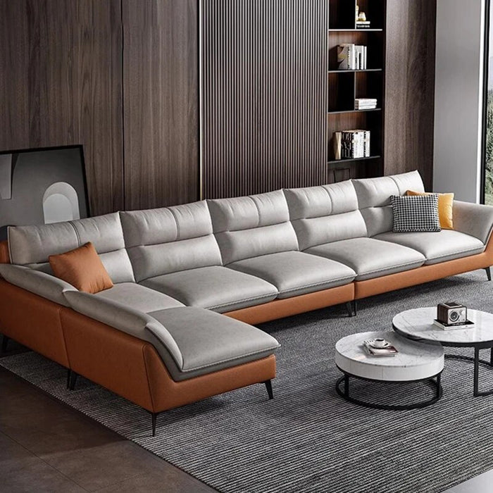 Lounge Sectional Designer Living Room Sofas Leather Theater Lazy Modern Sofa Living Room Luxury Modular Sofa Cama Furniture Set