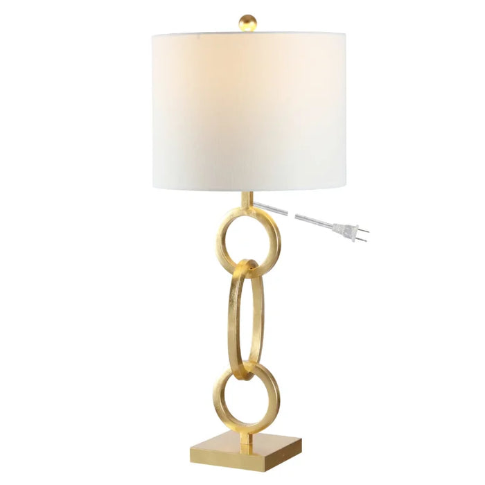 SAFAVIEH Alaia 29.5" Table Lamp | Gold |  Desk Lamp  Table Lamps  Night Light  Bedside Lamp