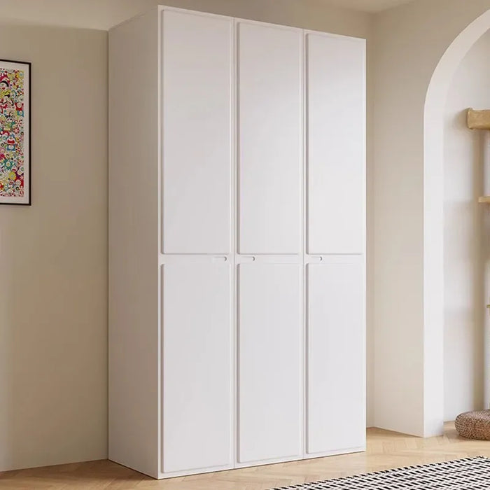 Bedroom Nordic Wardrobe White Storage Multifunction Wooden Wardrobe Clothes Organizer Armario Para Ropa Bedroom Furniture