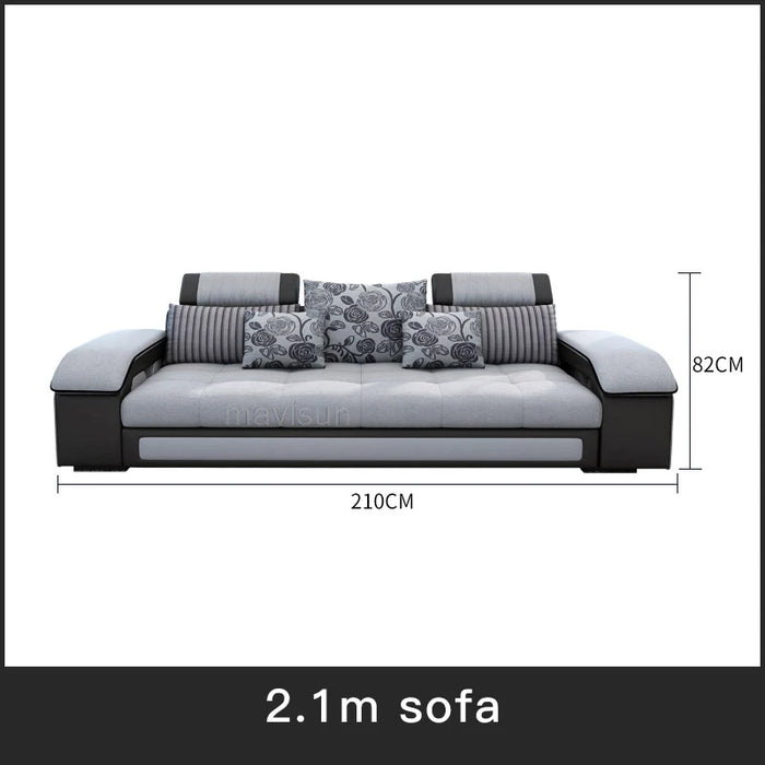 Modern Multifunctional Corner Sofa Set Living Room Minimalist Sofa L Shape 3 Seat Couch Luxury Fauteuils Salon Furniture Home