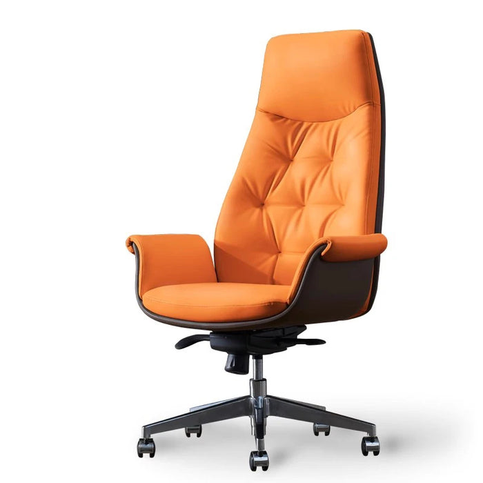 Business Boss Chair Comfortable Office Computer Chair Leather Italian Fashion Luxury Chair Study Women's Business Furniture