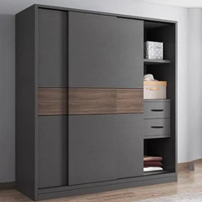 Cupboard Storage Wardrobe Organizer Bedroom Modular Sliding Space Saving Wardrobe Dresser Armoires De Salon Home Furniture HDH