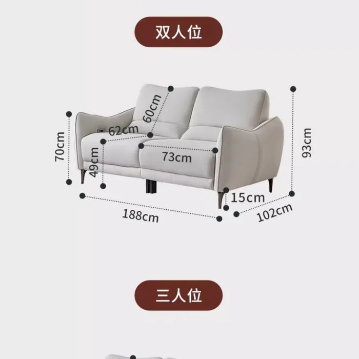 Leather Recliner Reclining Sofas Electric Armchair Reclining Sofas Movie Theater Seats Electric Divano Living Room Furniture