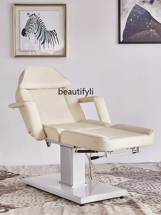 Electric Beauty Bed Tattoo Couch Tattoo Bed Lifting Dental Surgery Bed Massage Folding Micro-Whole Bed