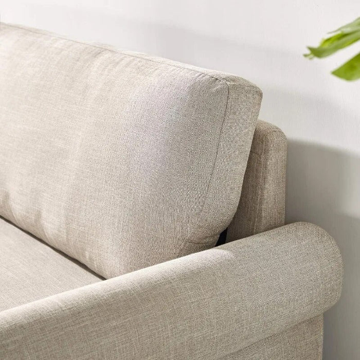 ZINUS Josh Sofa Couch, Easy, Tool-Free Assembly, Beige Living Room Furniture