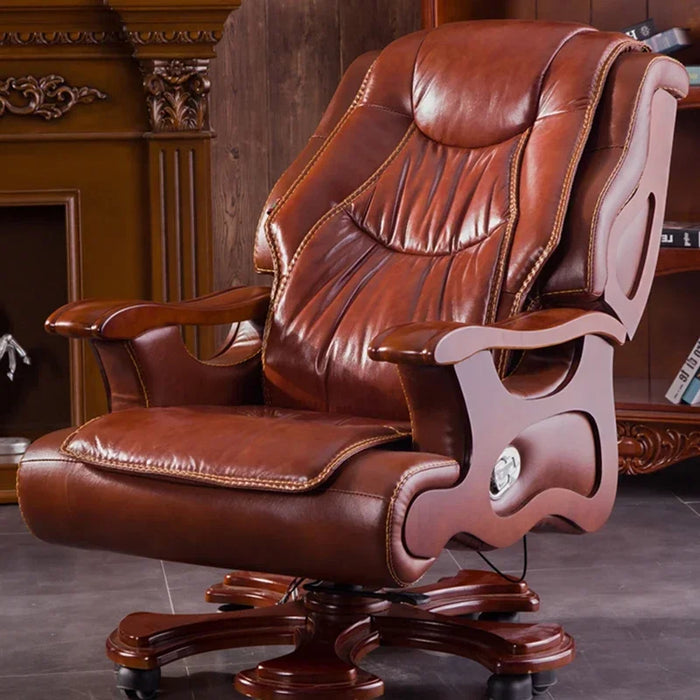 Modern Ergonomic Office Chairs Computer Armchair Designer Recliner Leather Chair Lounge Italian Swivel Fauteuil Home Furniture