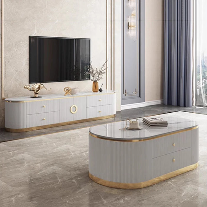 Consoles Table TV Stands Floating Modern Plant Fireplace TV Stands Display Mid Century Muebles Para Casa Living Room Furniture