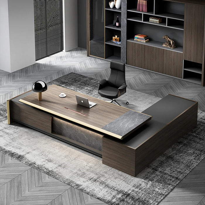 Executive Office Work Desk Coffee Drawers Gaming Wooden Workstation Work Desk Luxury Scrivania Ufficio Modern Furnitures