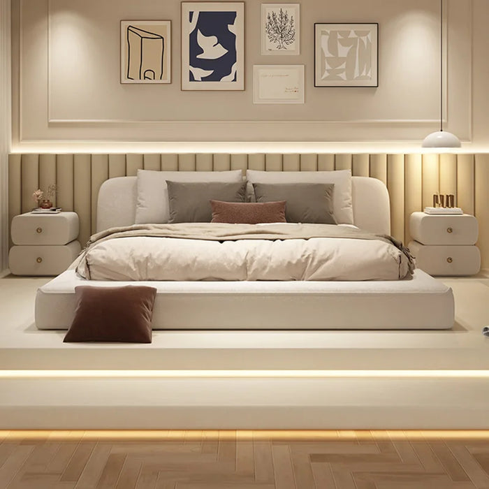 Queen Size Marriage Bed Modern Minimalist Multifunctional Bedroom Bed Storage Space Camas De Casal De Luxo Home Furniture