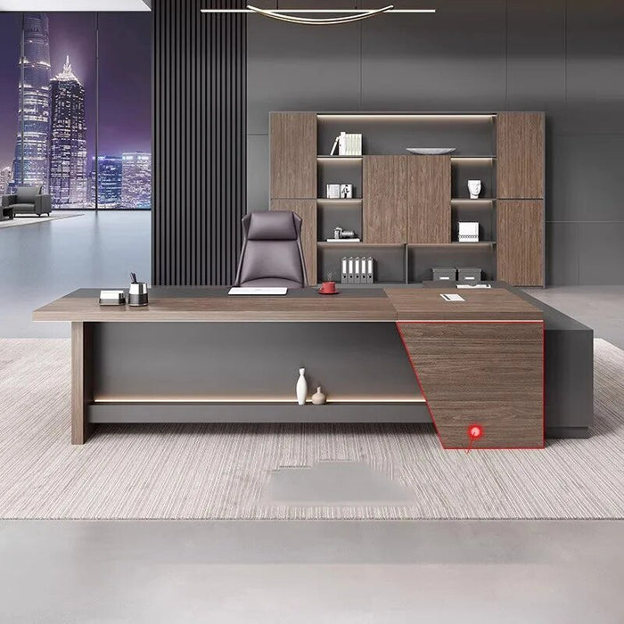 Executive Luxury Office Desk Boss Standing Modern Reception Table Conference Mesa Mesas De Computador Work Desk Furniture DWH