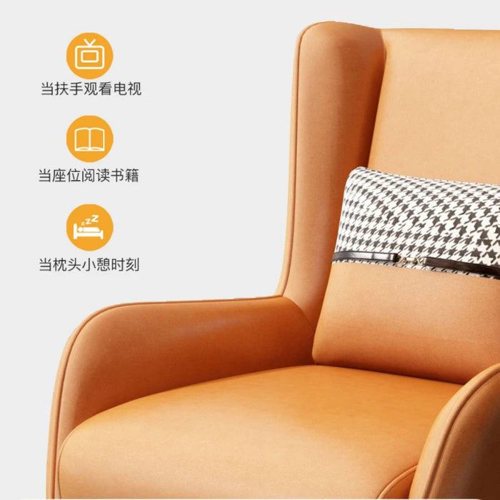Luxury Living Room Sofas Lazy Small Modern Single Living Room Sofas Mid Century Floor Muebles Hogar Home Furniture YN50LRS