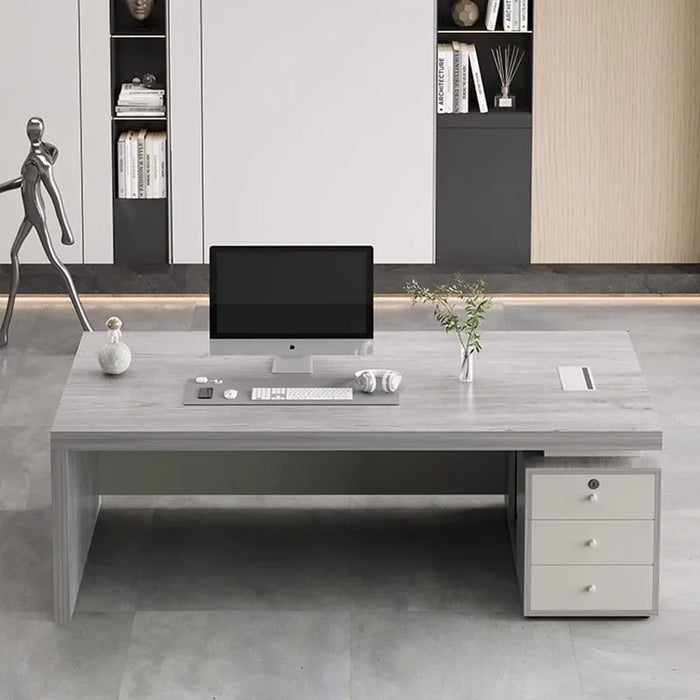 European Modern Office Desk Storage Drawers Standing Executive Computer Desks Organizers Floor Mesa De Escritorio Furnitures