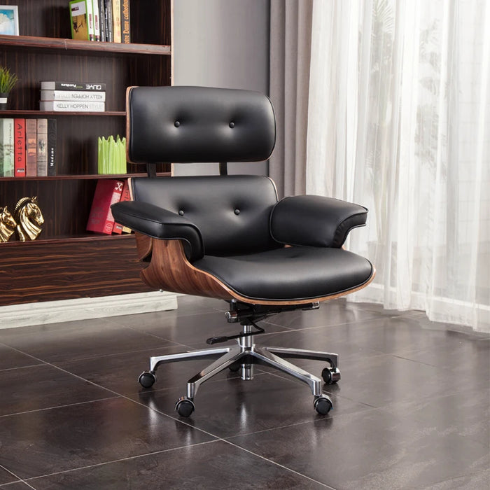 Leather Office Chair Gaming Vanity Bedroom Ergonomic Comfortable Office Chair Study Arm Sillas De Escritorio Room Furniture