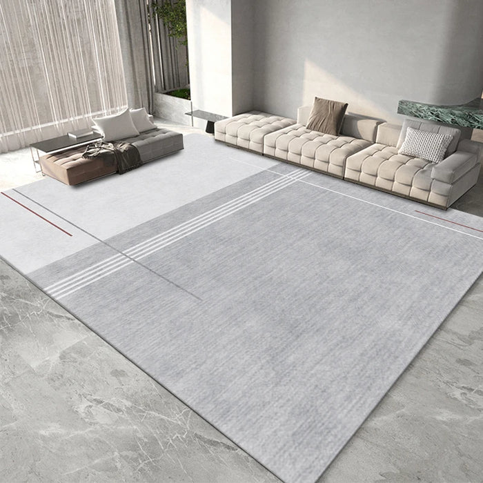 Modern Nordic High-end Large-area Living Room Carpet Sofa Bedroom Cloakroom Simple Decorative Rug Hotel Lobby Non-slip Floor Mat