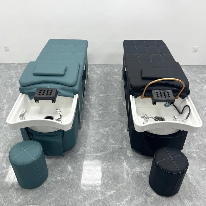 Barber Hair Shampoo Chair Simplicity Salon Luxury Spa Shampoo Chairs Pedicure Modern Cadeira De Cabeleireiro Furniture HD50XF