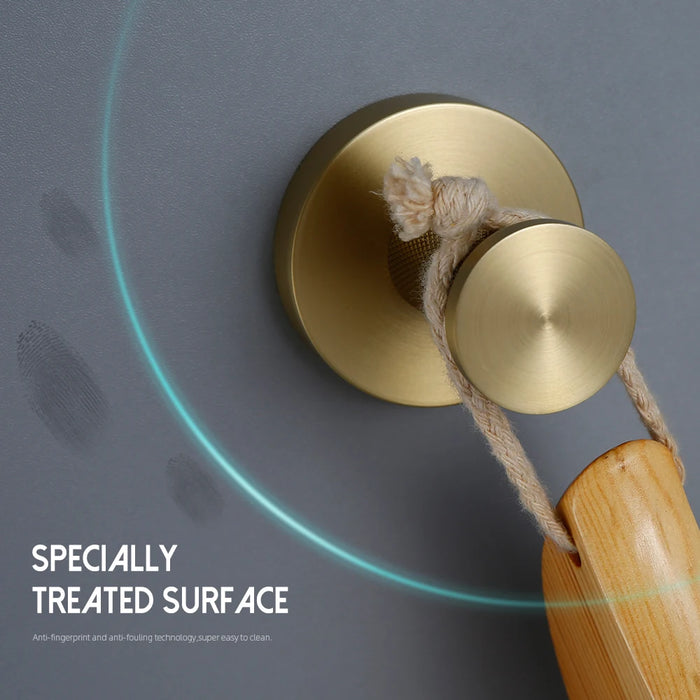 Bathroom Hardware Accessories Set Brushed Gold Knurled Brass Kit Towel Bar Ring Robe Hook Paper Holder Towel Ring Toilet Brush