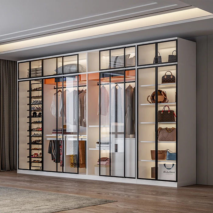 Wardrobe disinfection, sterilization, drying, deodorization, household bedroom, multifunctional, modern and minimalist wardrobe