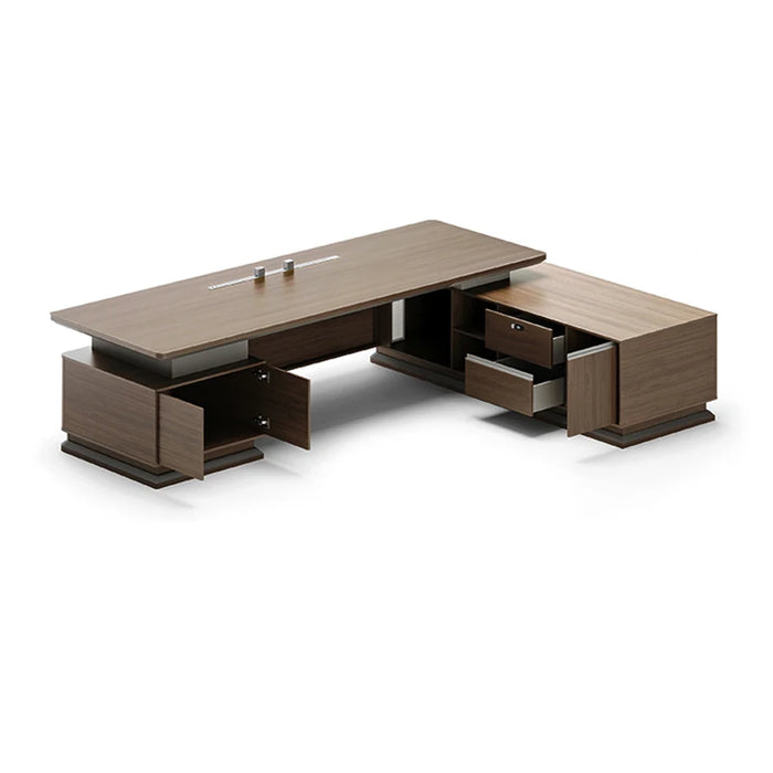 Executive L Shaped Desk Drawers Work Filing Standing Computer Office Desk Gaming Writing Escritorios De Ordenador Furniture