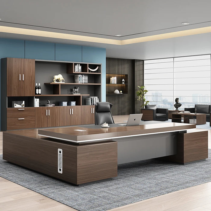 Executive Drawers Office Desk Bedroom Desktop Reception Gaming Office Desk Workbench Scrivania Con Cassetti Home Furniture