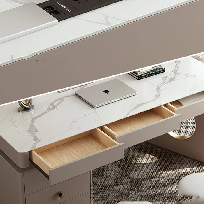 Foldable Office Desk Mainstays Conference Supplies Laptop Writing Desk Modern Console Scrivania Con Cassetti Office Furniture