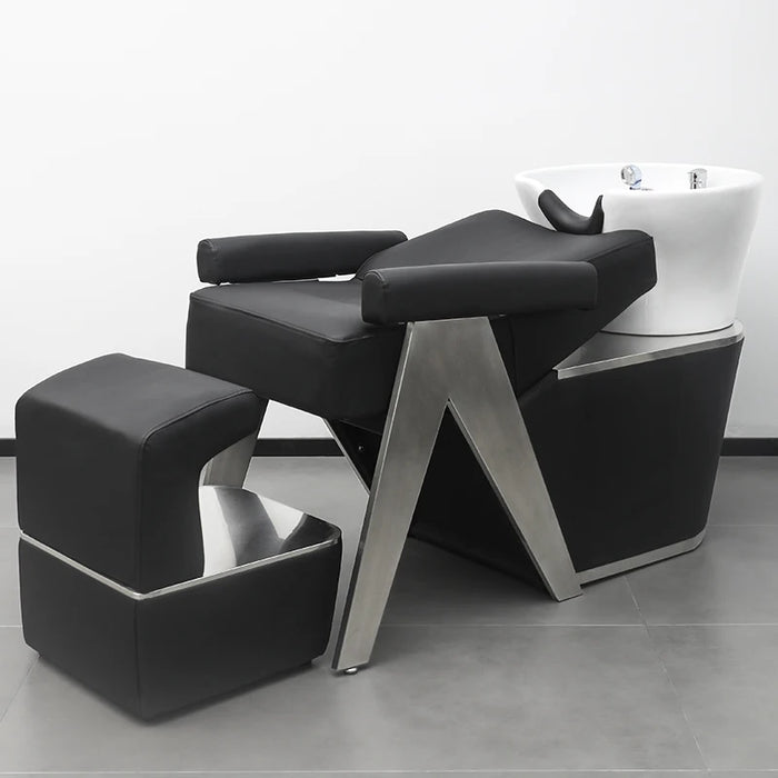 Professional Shampoo Bed Multifunctional Salon Hair Washing Chair Adjustable Stylist Silla Peluqueria Hairsalon Furniture CY50XT