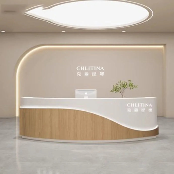 Restaurant Luxury Reception Desk Stand Store Podium Front Desk Reception Desk Information Office Empfangstheke Bar Furniture