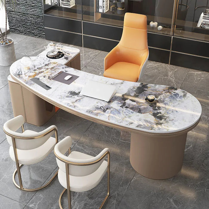 Coffee Office Desk Console Floating Monitor Reception Writing Desk Accessories Storage Tabla Para Escritorio Modern Furniture