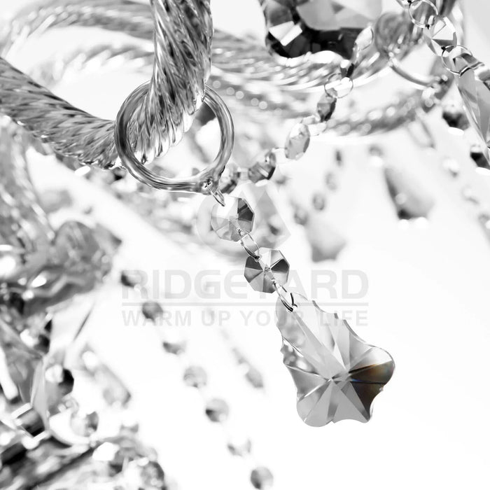 10 Lights K9 Crystal Chandelier Pendant Ceiling Light Chandelier Lamp Living Room light Modern Classic Dining Room Home Fixture