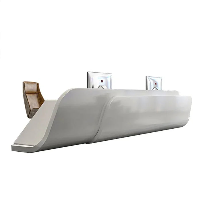 Paint reception desk Simple modern company office consulting services medical desk beauty salon cashier bar
