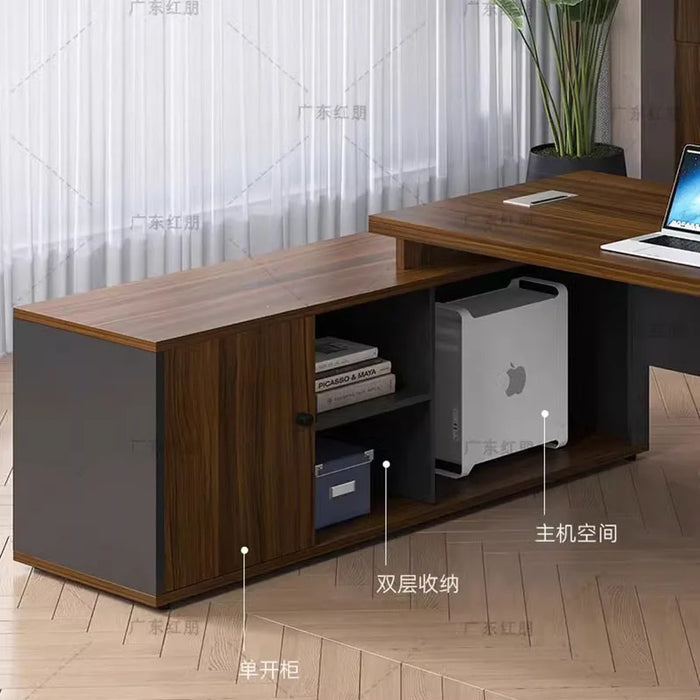 Minimalist Modern Office Desks Computer Cabinet Drawers Writing Storage Executive Mainstays Laptop Mesa Escritorio Accessories