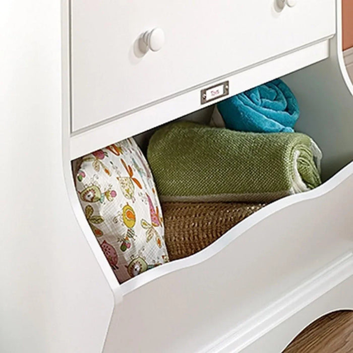 L: 30.08" X W: 19.37" X H: 47.01" Home Furniture for Tv 3-Drawer Chest Storage Cabinet Furniture Organizer Room Crack Shelves